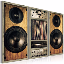 Planete Discount PD12422-120-80, Noir, Marron, Gris, Panneaux MDF, 1200 mm, 20 mm, 800 mm