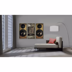 Tableau Vintage Music of the Past - PD12422-120-80