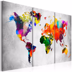 Planete Discount PD11690-120-80, Gris, Multicolore, Panneaux MDF, 1200 mm, 20 mm, 800 mm