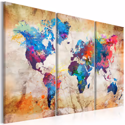 Planete Discount PD11692-90-60, Beige, Multicolore, Panneaux MDF, 900 mm, 20 mm, 600 mm