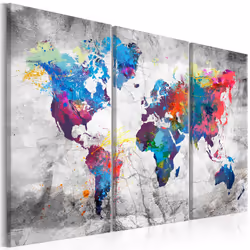 Planete Discount PD11693-90-60, Gris, Multicolore, Panneaux MDF, 900 mm, 20 mm, 600 mm