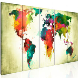 Tableau Cartes du monde Unusual World Map - PD11700-225-90