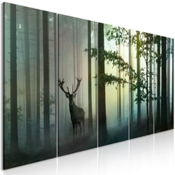Tableau Morning (5 Parts) Narrow Green - PD10074-225-90