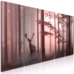 Planete Discount PD10075-200-80, Forêt, Noir, Rose, Panneaux MDF, 2000 mm, 20 mm, 800 mm