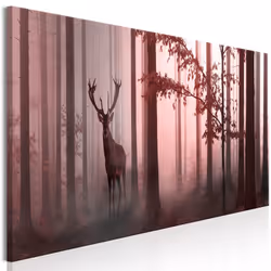 Planete Discount PD10078-150-50, Forêt, Noir, Rose, Panneaux MDF, 1500 mm, 20 mm, 500 mm