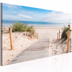 Planete Discount PD10079-120-40, Paysage marin, Beige, Bleu, Blanc, Panneaux MDF, 1200 mm, 20 mm, 400 mm