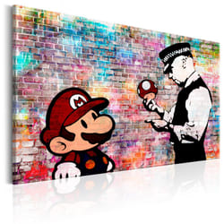 Tableau Banksy Colourful Brick - PD8356-120-80