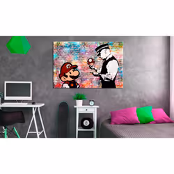 Tableau Banksy Colourful Brick - PD8356-120-80