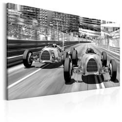 Tableau Vintage Anciennes voitures de course - PD12427-120-80