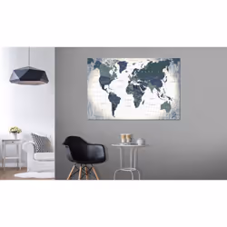 Tableau Cartes du monde Structure of the World - PD11720-120-80