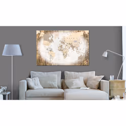 Tableau Cartes du monde Enclave of the World - PD11721-120-80