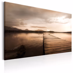 Planete Discount PD10089-90-60, Levers et couchers de soleil, Marron, Panneaux MDF, 900 mm, 20 mm, 600 mm