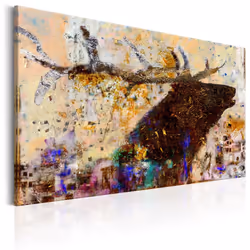 Planete Discount PD8366-120-80, Animaux divers, Or, Multicolore, Jaune, Panneaux MDF, 1200 mm, 20 mm, 800 mm