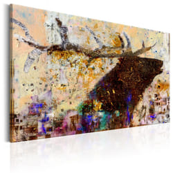 Tableau Golden Stag - PD8366-120-80