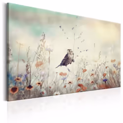 Planete Discount PD8370-120-80, Oiseaux, Crème, Vert, Orange, Jaune, Panneaux MDF, 1200 mm, 20 mm, 800 mm