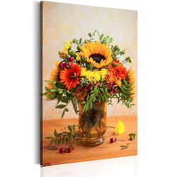 Tableau Fleurs Autumnal Flowers - PD11295-80-120
