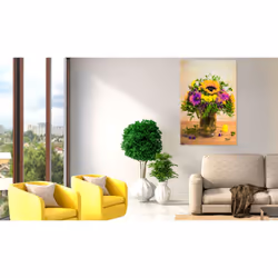 Tableau Fleurs Flowery Charm - PD11296-80-120