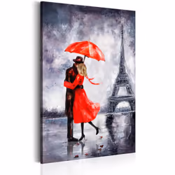 Planete Discount PD12187-80-120, Paris, Marron, Gris, Violet, Rouge, Panneaux MDF, 800 mm, 20 mm, 1200 mm