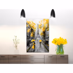 Tableau Villes Autumn in Paris (1 Part) Vertical - PD12188-80-120