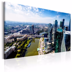 Planete Discount PD12189-90-60, Villes du monde, Bleu, Vert, Gris, Blanc, Panneaux MDF, 900 mm, 20 mm, 600 mm