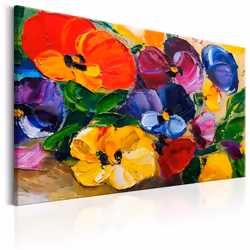 Planete Discount PD11308-120-80, Fleurs variées, Multicolore, Panneaux MDF, 1200 mm, 20 mm, 800 mm