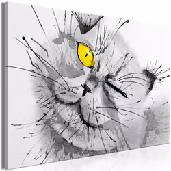 Planete Discount PD8382-120-80, Chats, Gris, Jaune, Panneaux MDF, 1200 mm, 20 mm, 800 mm