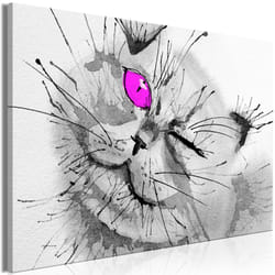 Tableau Happy Look 1 Pièce Wide Pink - PD8383-120-80