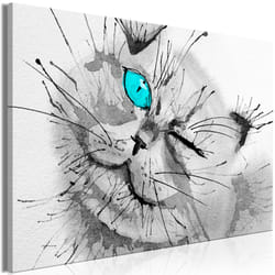 Tableau Happy Look 1 Pièce Wide Blue - PD8384-120-80