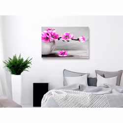Tableau Fleurs Lightness of Light (1 Part) Wide Pink - PD11316-120-80