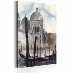 Planete Discount PD12194-80-120, Venise, Bleu, Marron, Gris, Panneaux MDF, 800 mm, 20 mm, 1200 mm