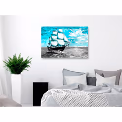 Tableau Spring Cruise (1 Part) Wide Blue - PD10111-120-80