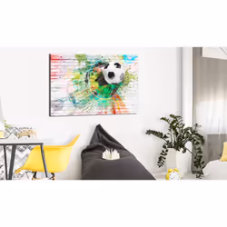 Tableau Colourful Sport Football - PD8385-120-80