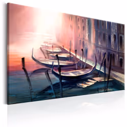 Planete Discount PD12195-120-80, Venise, Bleu, Rose, Violet, Panneaux MDF, 1200 mm, 20 mm, 800 mm