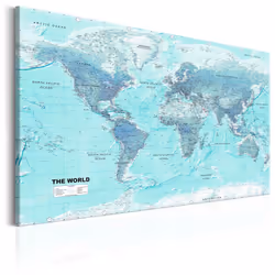 Planete Discount PD11730-120-80, Bleu, Blanc, Panneaux MDF, 1200 mm, 20 mm, 800 mm