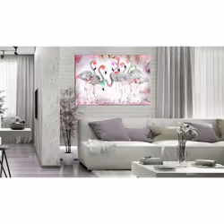 Tableau Flamingoes Family - PD8386-120-80