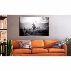 Tableau Black and White Deer - PD8396-120-80