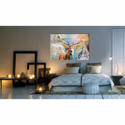 Tableau Deer on Wood - PD8404-120-80