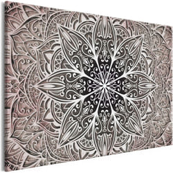 Tableau Zen Oriental Flowers (1 Part) Narrow Pink - PD12614-120-80