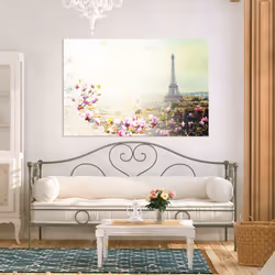 Tableau Villes Postcards from Paris (1 Part) Wide - PD12200-120-80