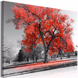 Planete Discount PD10124-120-80, Arbres, Gris, Rouge, Panneaux MDF, 1200 mm, 20 mm, 800 mm