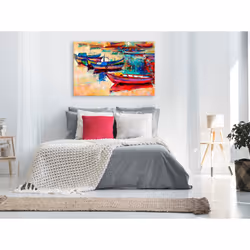 Tableau Boats (1 Part) Wide - PD10128-120-80
