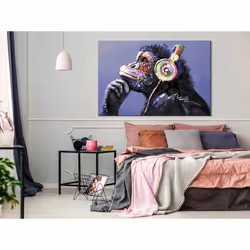 Tableau Musical Monkey 1 Pièce Wide - PD8425-120-80