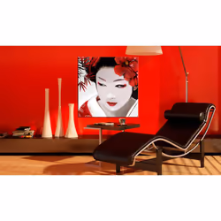 Tableau Personnages Geisha japonaise - PD11910-80-80