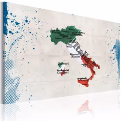 Planete Discount PD11741-120-80, Bleu, Vert, Rouge, Blanc, Panneaux MDF, 1200 mm, 20 mm, 800 mm
