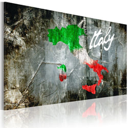 Tableau Cartes du monde Carte artistique de l'Italie - PD11746-120-80