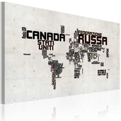Tableau Cartes du monde What a wonderful World - PD11755-120-80