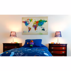 Tableau Cartes du monde All colors of the World 2 - PD11819-120-80