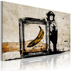 Tableau Inspired by Banksy - sepia - PD8441-120-80