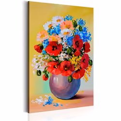 Planete Discount PD11335-80-120, Bouquets de fleurs, Multicolore, Panneaux MDF, 800 mm, 20 mm, 1200 mm