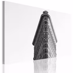 Planete Discount PD12214-120-80, New York, Noir, Blanc, Panneaux MDF, 1200 mm, 20 mm, 800 mm